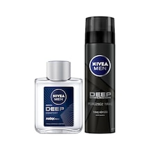 Nıvea Men Erkek Deep Dimension Tıraş Seti, Tıraş Köpüğü 200ml Ve Tıraş Sonrası Losyon 100ml, Kaygan Tıraş Sku: Smg8690010444394