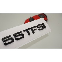 Audi 55 Tfsi Siyah Abs 3m 3d Bagaj Yazı Logo Orjinal Ürün