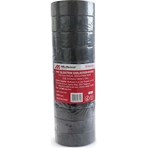 Pvc Elektirik İzolasyon Bandı Siyah 10 Lu Paket