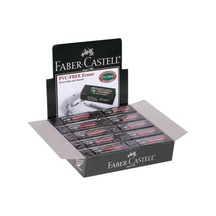 Faber Castell 20 Adet Büyük Siyah Silgi N11.4793