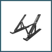 Bezos 7 Kademeli Ayarlı Katlanabilir Laptop Tablet Standı Siyah Ob