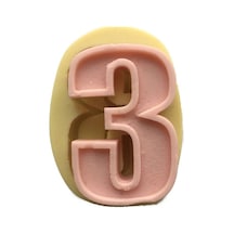 3 Üç Şeklinde Silikon Mum Kokulu Taş Ve Sabun Kalıbı 6x3,5x1 Cm 6
