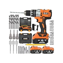 Mager XR 58 V 5 Ah Şarjlı Vidalama Matkap 30 Parça Set