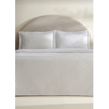 Karaca Home Breeze Soft Çift Kişilik Yatak Örtüsü Takımı Ekru Be Beyaz
