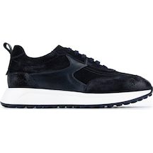 Tamer Tanca Erkek Hakiki Deri Lacivert Süet Sneakers & Spor Ayakkabı 1171 86-24 Erk Ayk Y26 Lacı Suet