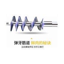 Ev Tipi Çok Fonksiyonlu Manuel Kıyma Makinesi El Kranklı Öğütücü Büyük 01 Gümüş