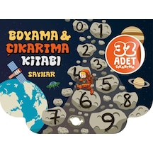 Sayılar Boyama Ve Çıkartma Kitabı - Pmvp-623150