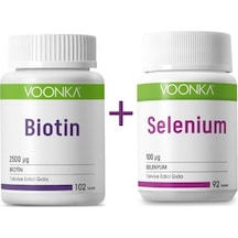 Voonka Biotin 102 Tablet+Voonka Selenium 100 mg 92 Kapsül