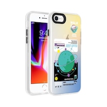 Apple Uyumlu iPhone Se 2020 Kılıf Desenli Kamera Çıkıntılı Kapak