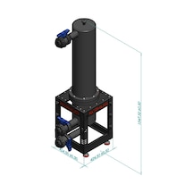 SİSTEM PATENTLİ 1 MİKRON KORHUS HAVUZ FİLTRESİ 40 m³/h