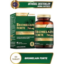 Bromelain Forte 60 Adet Tablet 750 Mg - Bromelain Krom Probiyotik