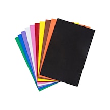 Nova Color 50X70 Cm Yapışkanlı Eva 10 Lu Karışık Paket (Nc-363)-Diğer