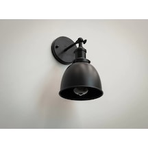 Riolight Retro 1,rustik,vintage Siyah Mafsallı Hareketli Başlık 1 Siyah