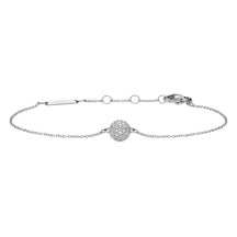 Pavã Crystal Pendant Bracelet Silver Silver