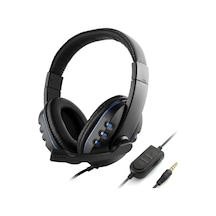 Mufunye Dış Mıknatıslı, Ses Ayarlamalı Beyaz-siyah Renkli Başlık Oyun Kulaklığı