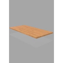 20x30 Cm Bambu Ahşap Raf - Suntalam Tekli Raf Bambu