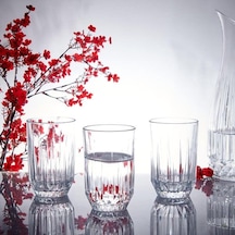 Paşabahçe Echo Damla 3'lü Meşrubat Bardağı - 350 Ml Şeffaf