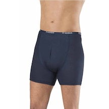 Bambu Düz Renk Erkek Boxer Lacivert - 1275A L