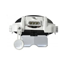 3 Led Lambalı Şapka Tıp Büyüteç 3lensli