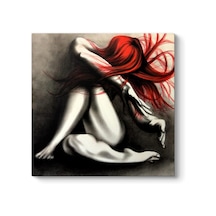 Women With Red Hair Tablo 30 X 30 -