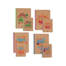 Keskin Color Doodles 12x17cm 100yp Spiralli Kareli Defter Diğer