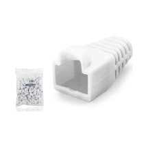 Büro Ev Ofis Network Bağlantısı İçin 100adet Beyaz Rj45 Konnektör Papuç