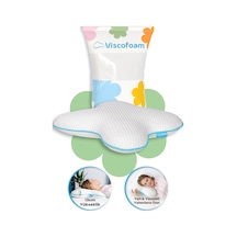 Viscofoam Kelebek Boyun Destekli Ortopedik Yastık Visco Yastık 55x46x13cm