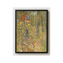 Klimt Haçlı Köy Bahçesi Çerçevesiz Poster 30x42 Cm A3 Tablo Art Nouveau Duvar Dekoru