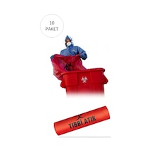 Battal Boy 75 X 90 Cm 400 Gr 10 Lu Rulo X 10 Paket 100 Adet Kırmızı-siyah Baskılı