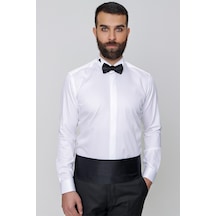 Efor Slim Fit Duble Manşet Ata Yaka Ekru Damatlık Smokin Gömlek Gk 148 Ekru Efor Slim Fit Duble Manşet Ata Yaka Ekru Damatlık Smokin Gömlek Gk 148 Ekru