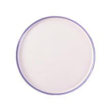 Porland Doğa Lila Düz Tabak 27 Cm Lila