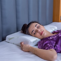 SimpleThePillow Servikal Visco Yastık Boyun Fıtığı Boyun Düzleşmesİ Boyun İçin Ortopedik Boyun Yastığı