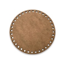 35cm Lazer Kesim Boyanabilir Ham Mdf Makrome Tepsi Plakası