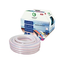 Greengarden 281220 Flex Örgülü Şeffaf Bahçe Hortumu 1/2-20 Mt