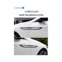 Chery Omoda Uyumlu 4 Parça Krom Yan Çamurluk Çıtası