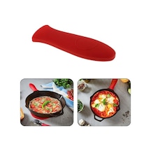 Fastbuy Silikon Tencere Altlığı Isı Korumalı Demir Tava Sapı Kızartma Tavası Süpürgesi