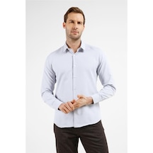 İmza Gri Kendinden Desenli Sert Yaka Uzun Kol Cepsiz Slim Fit Pamuklu Gömlek 1004255283 Gri İmza Gri Kendinden Desenli Sert Yaka Uzun Kol Cepsiz Slim Fit Pamuklu Gömlek 1004255283 Gri