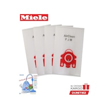Miele Uyumlu Allergy Control 700 Toz Torbası 4 Adet +Filtre