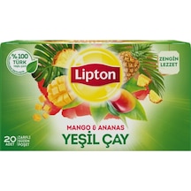 Lipton Mango & Ananas Aromalı Süzen Poşet Yeşil Çay 20'li