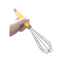 Kalın Telli, Kalın Saplı Çırpıcı 31 Cm Sarı Metal Diğer