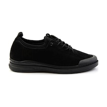 Bambi Siyah Hakiki Deri Erkek Sneaker E01084240802 Siyah