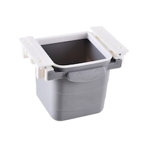 River World Mini Masa Çöp Kovası Plastik Tezgah Altı Geri Çekilebilir Yapışkanlı Görünmez Bölme Pratik Diğer