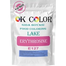 Ok Color Lake Erythrosine E127 Pembe Yağ Bazlı Toz Gıda Boyası 500 G