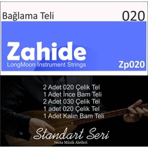 Zahide Zp20 Uzun Saz Teli Takım 0.20 Uzun Sap Bağlama Teli 2 Ad