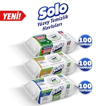 Solo Yüzey Temizleme Havlusu Karma 3 x 100'lü