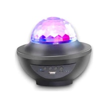 Bluetooth Hoparlör - X Y 918 Led Projeksiyon, Kablosuz, Şarjlı