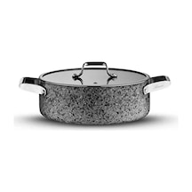 Brioni Stone-h 32 Cm Kısa Tencere Sh-127 Granit