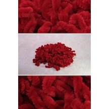 Hürrem Bone Kırmızı Saç Tokası Kadife 1008_31 Kırmızı