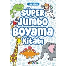 Süper Jumbo Boyama Kitabı - Mavi Dünya - Ybve-876514