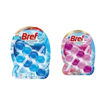 Wc Brilliant Gel Duopack Klozet Bloğu 1 Çiçek 1 Okyanus, 2 X 2'li Paket